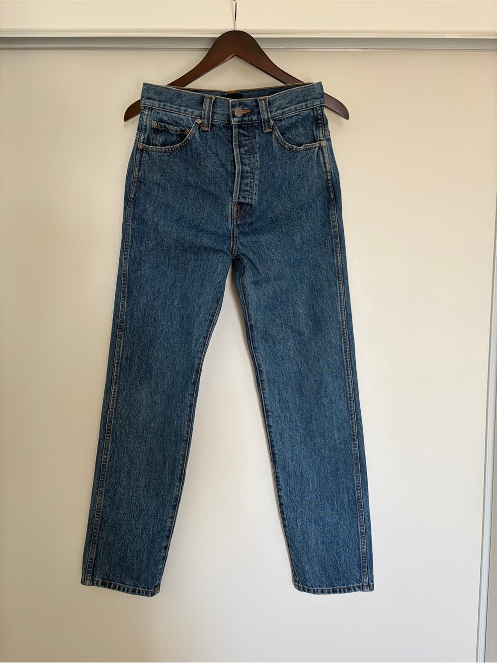Khaite Danielle Straight Leg Jeans
